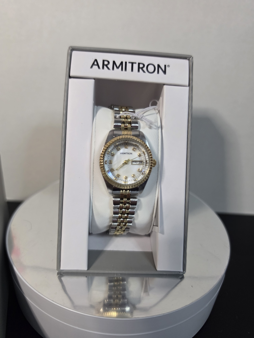 Armitron Two-Tone Gold and Silver Women's Bracelet Watch